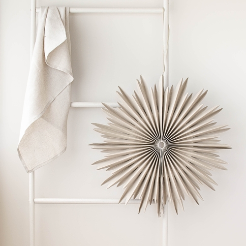 Window & Wall Hanging Star Ornament Linen