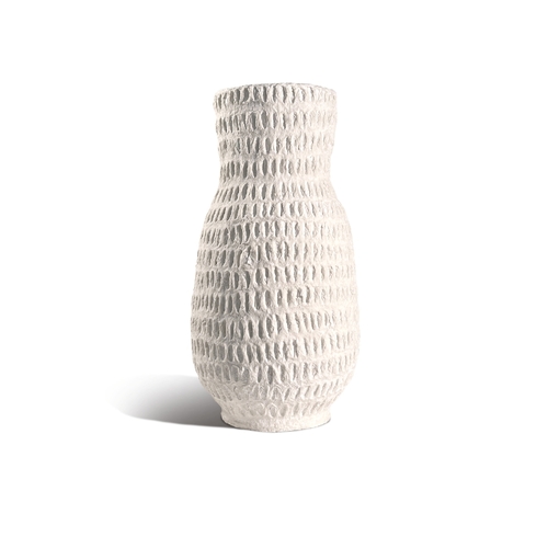 Cotton Stone Vase Long Stem-Dash 36cm